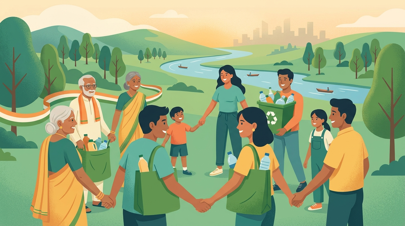 Indian volunteers coming together to clean plastic waste and build a greener India — Operation SHUDDHI